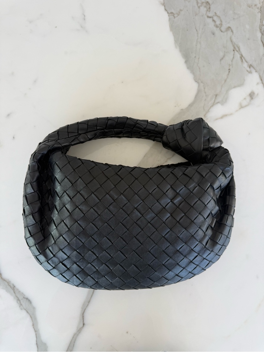 Bottega Veneta Black Jodie Teen Intrecciato Bag - Picture 10 of 13